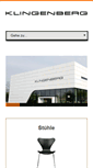 Mobile Screenshot of klingenberg.org
